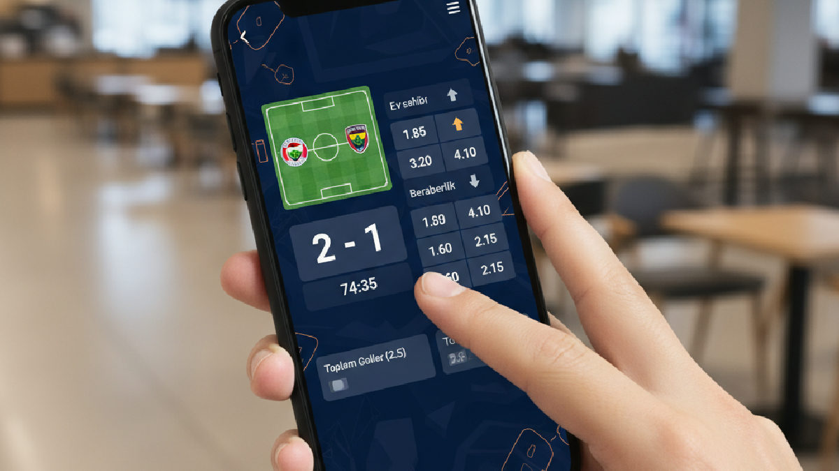 Rexbet mobil uygulaması üzerinden anlık maç tahminleri takibi.